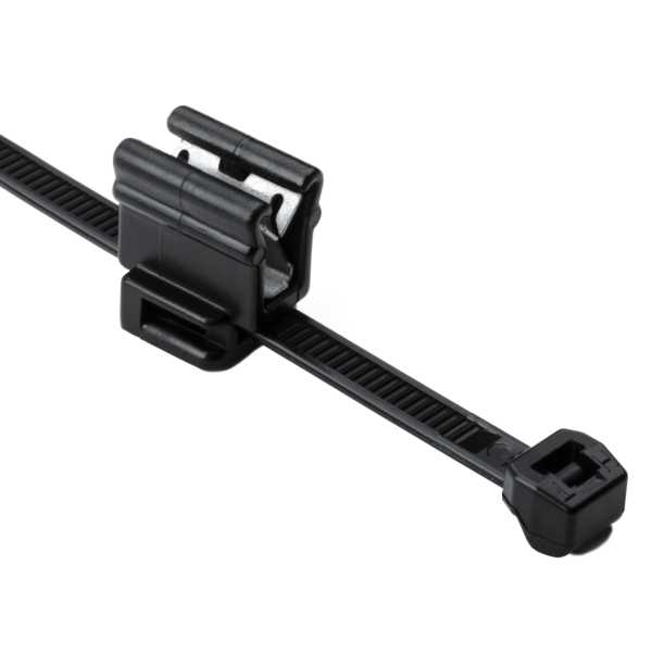 Outside Serrated Cable Tie & Edge Clip, 8.0