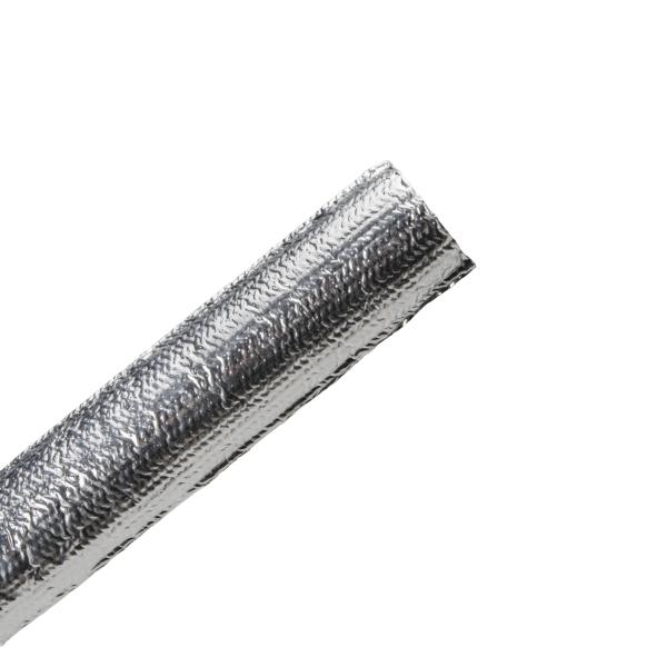 Braided Sleeving, Aluminum Laminated Fiberglass, 0.75