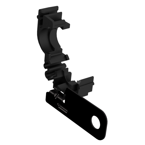 Conduit Clamps, Size 13, Mounting Hole 8.8 mm, PA66, Black, 800/carton