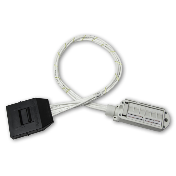 RapidNet CAT 6 UTP Cassette to Pod, Riser Cable, White, 6 port, 1/ctn