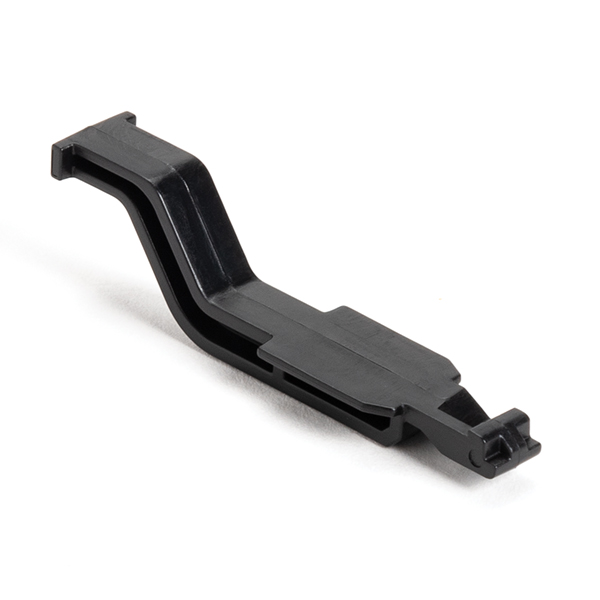 USCAR Connector Clip with I-beam Bundling Clip, 11mm, POM, Black, 5000/ctn