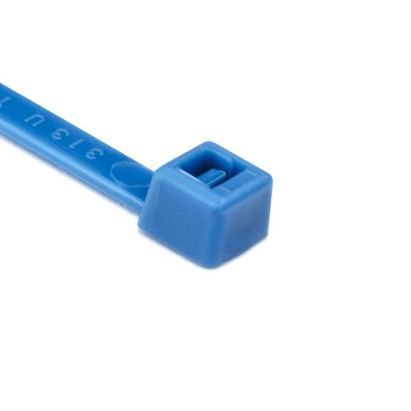 Pack of 100 Hellermann Tyton T50R6C2 Standard Cable Tie 50lb Tensile Strength PA66 8 Long Blue 