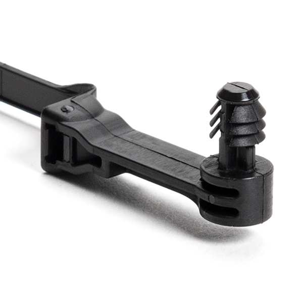 1-Piece Cable Tie/Fir Tree Mount, 25mm Offset, 9.4