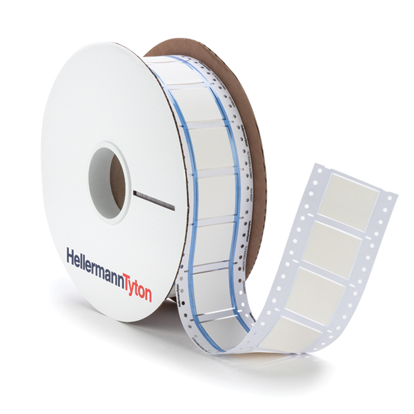 HellermannTyton Etiketten im Taschenbuch HSMB-C2-1402-WH 19,1x50,8mm HELASIGN Kabelmarkierungssystem 4031026295145